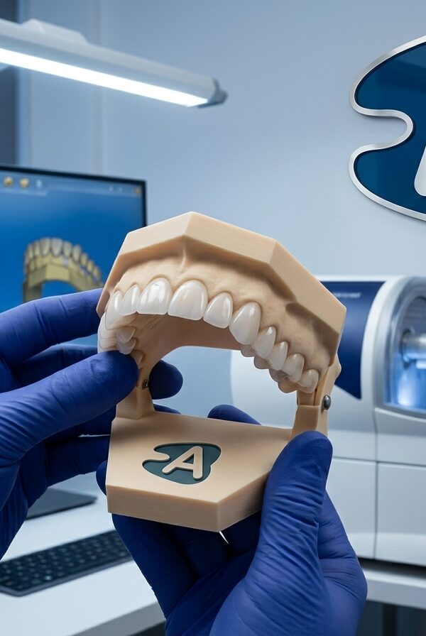 Dental technician holding jaw model 202605041357 600x896